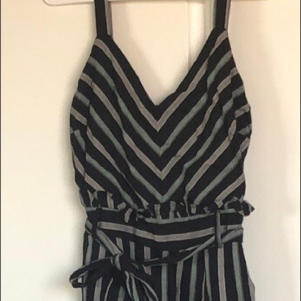 Striped Jumpsuit w/ pockets